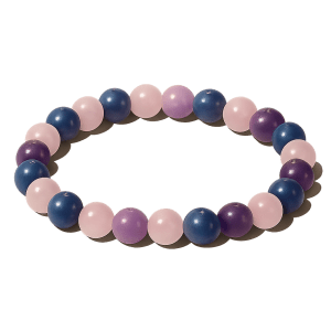 “Confiance Douce” - Sodalite + Quartz Rose/Améthyste