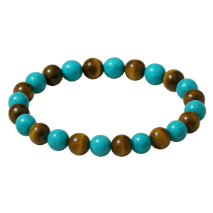 "Ancrage Actif" - Turquoise & Œil de Tigre